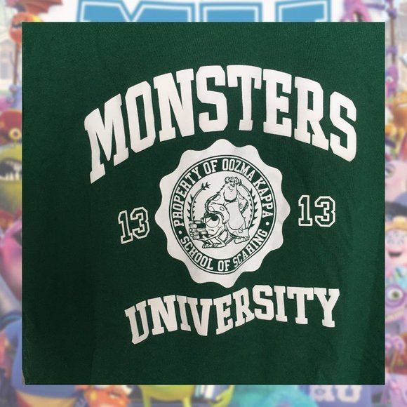 Disney Pixar Monsters University Green T-Shirt - Picture 2 of 5